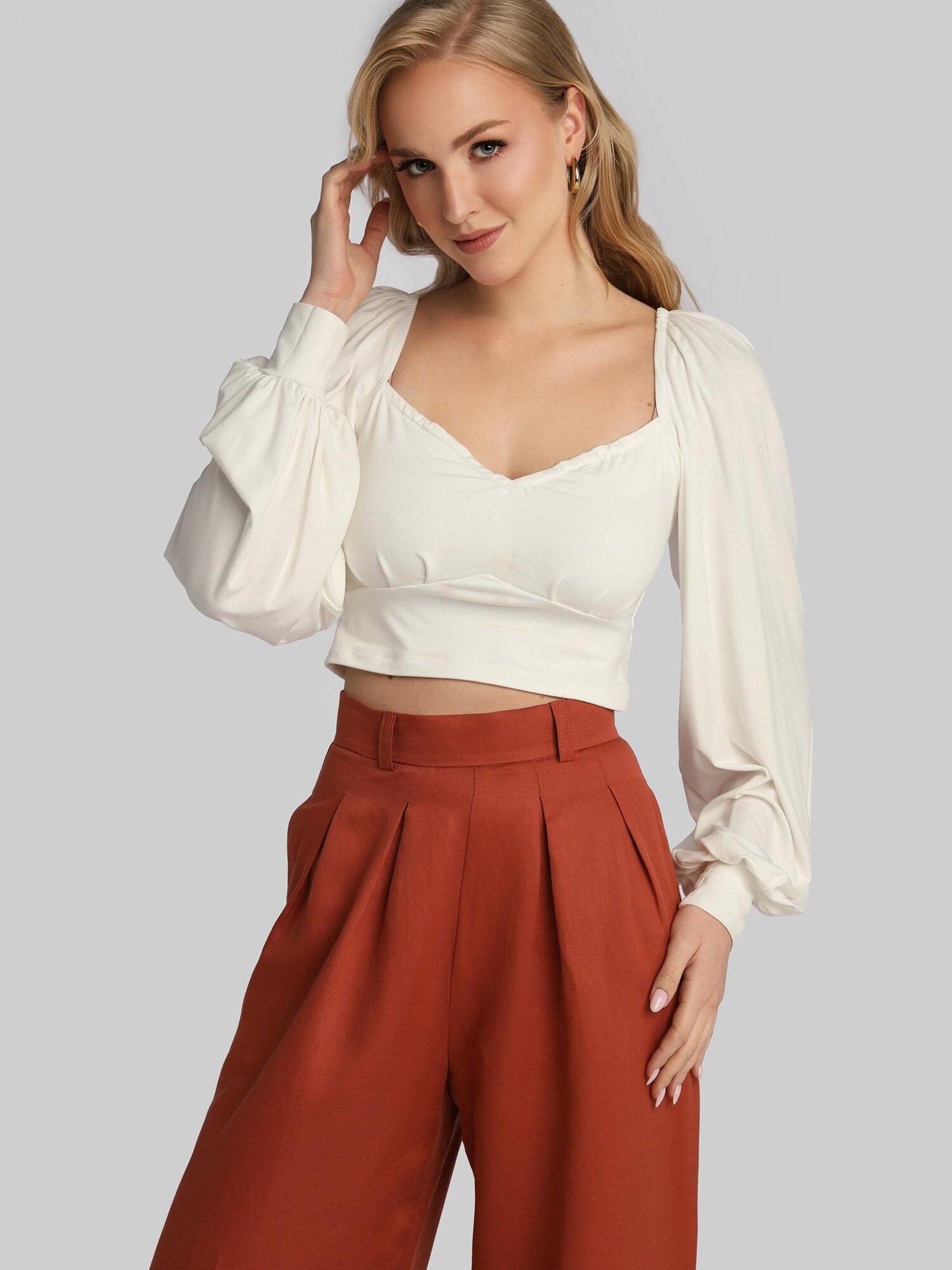Madnezz House Blusa  blanco natural