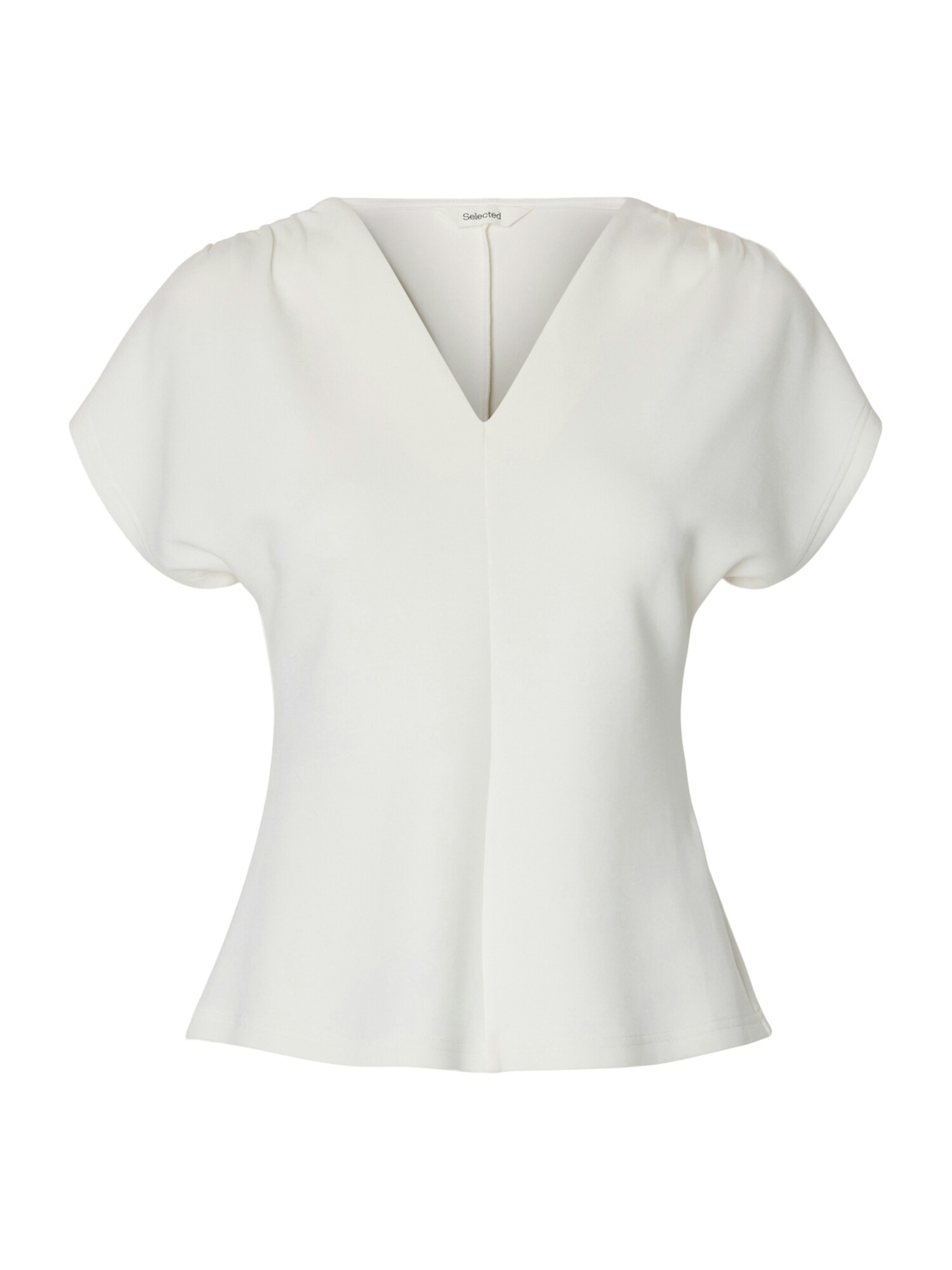 SELECTED Tricou 'SLFTENNY'  alb