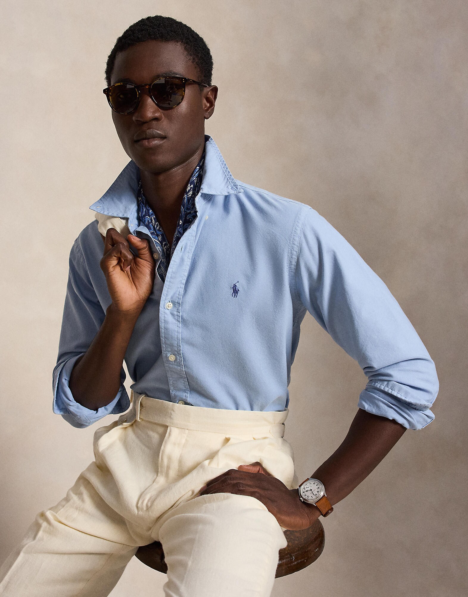 Polo Ralph Lauren Camisa azul claro – imagen 11