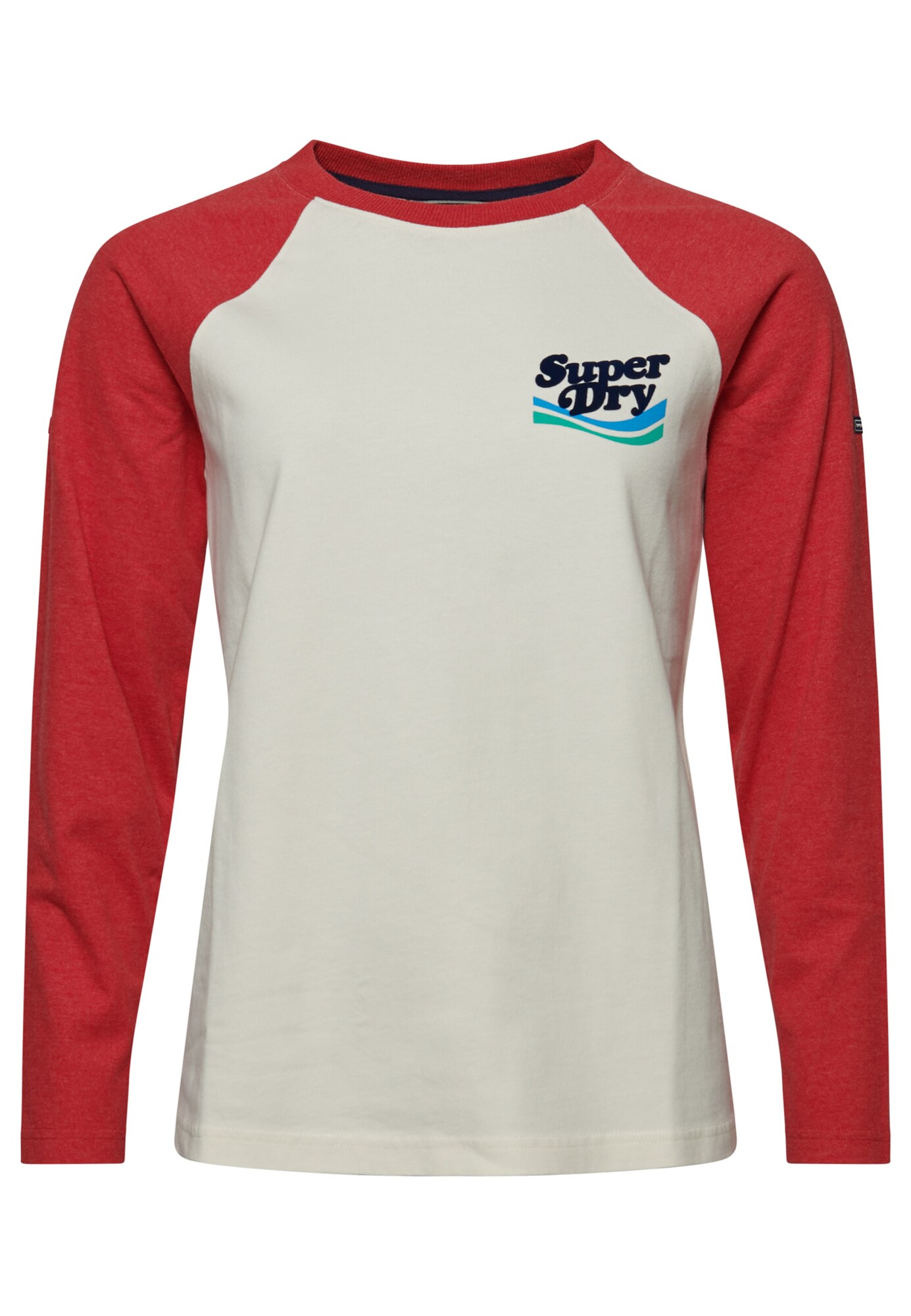 Superdry Shirt wei / rot / mischfarben