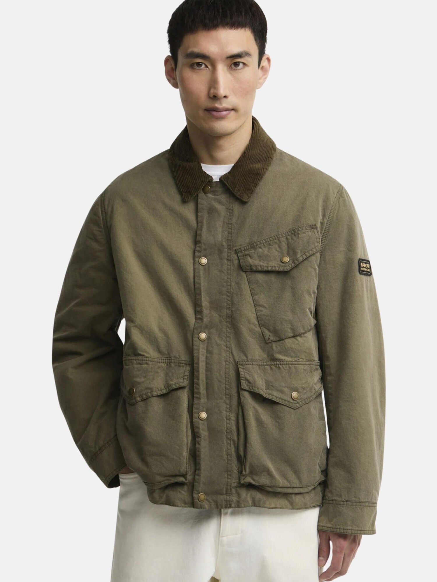Barbour International Chaqueta de invierno 'WINTER DRIFTER'  verde oscuro