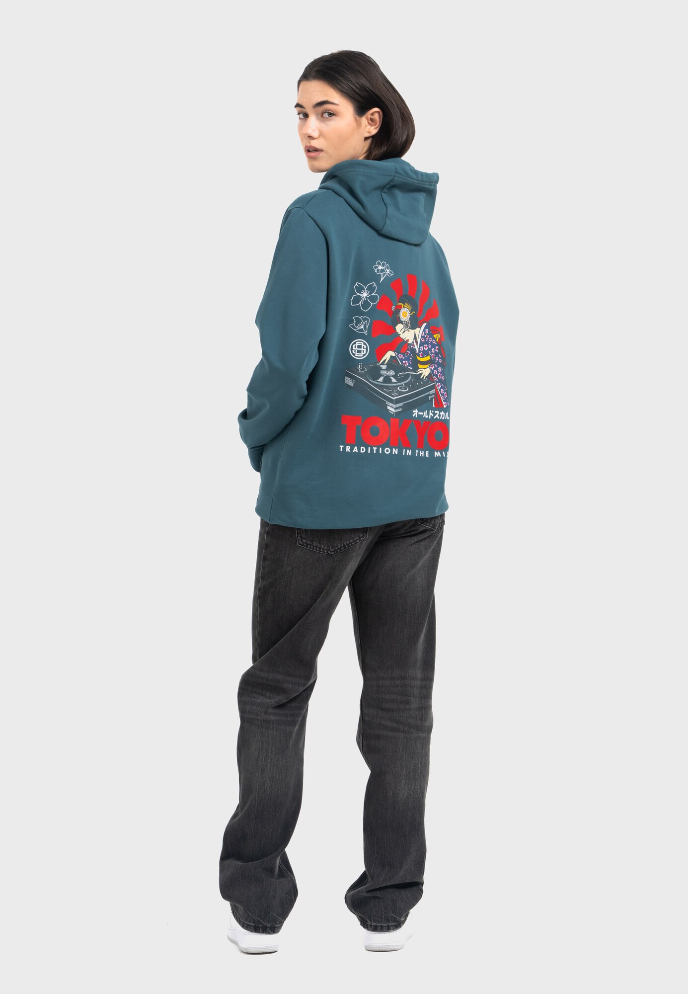 Thumbnail - Hoodie 'Asian Neon Djane'