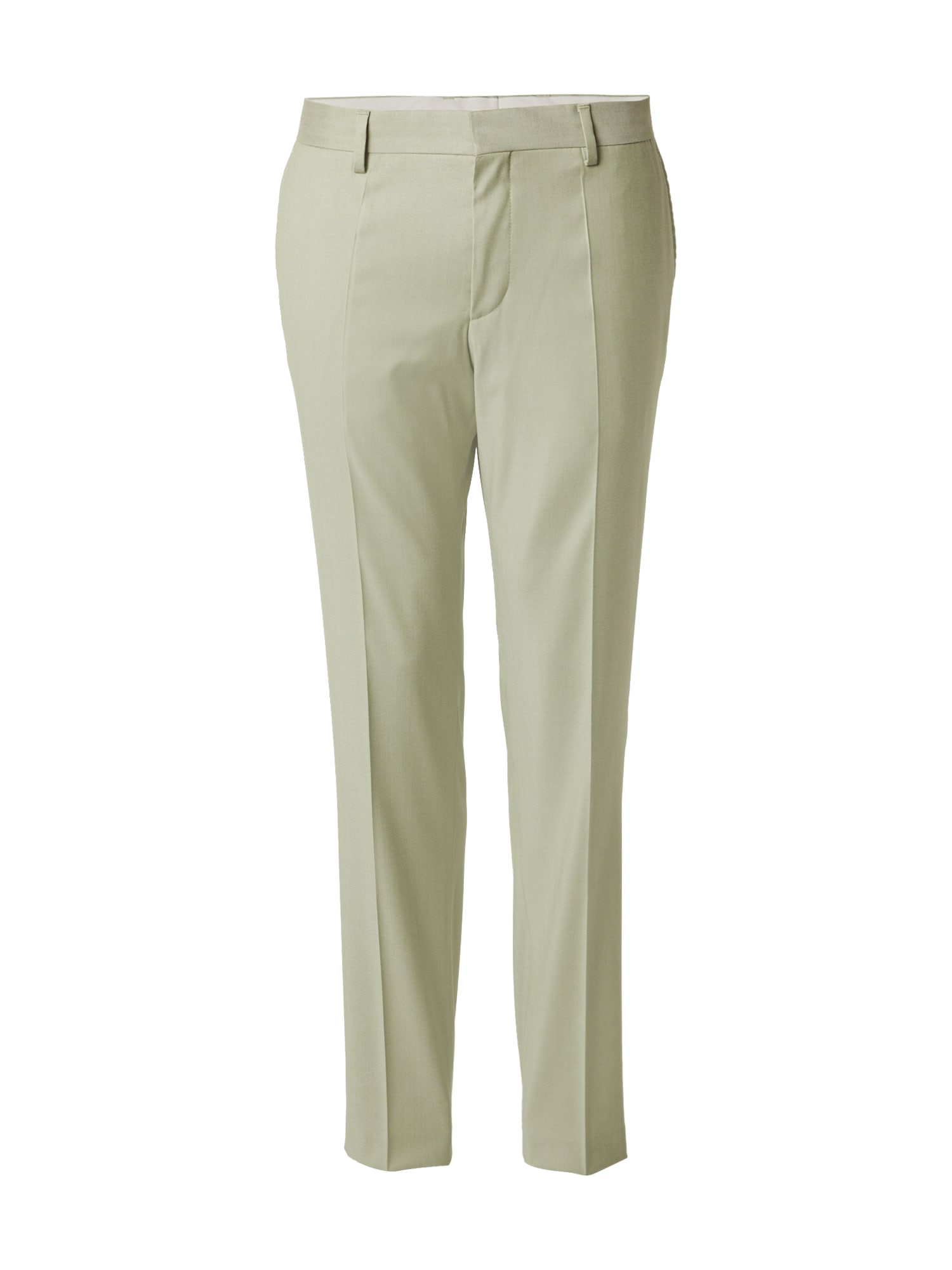 BOSS Pantaloni cu dungă H-Genius-252  verde pastel