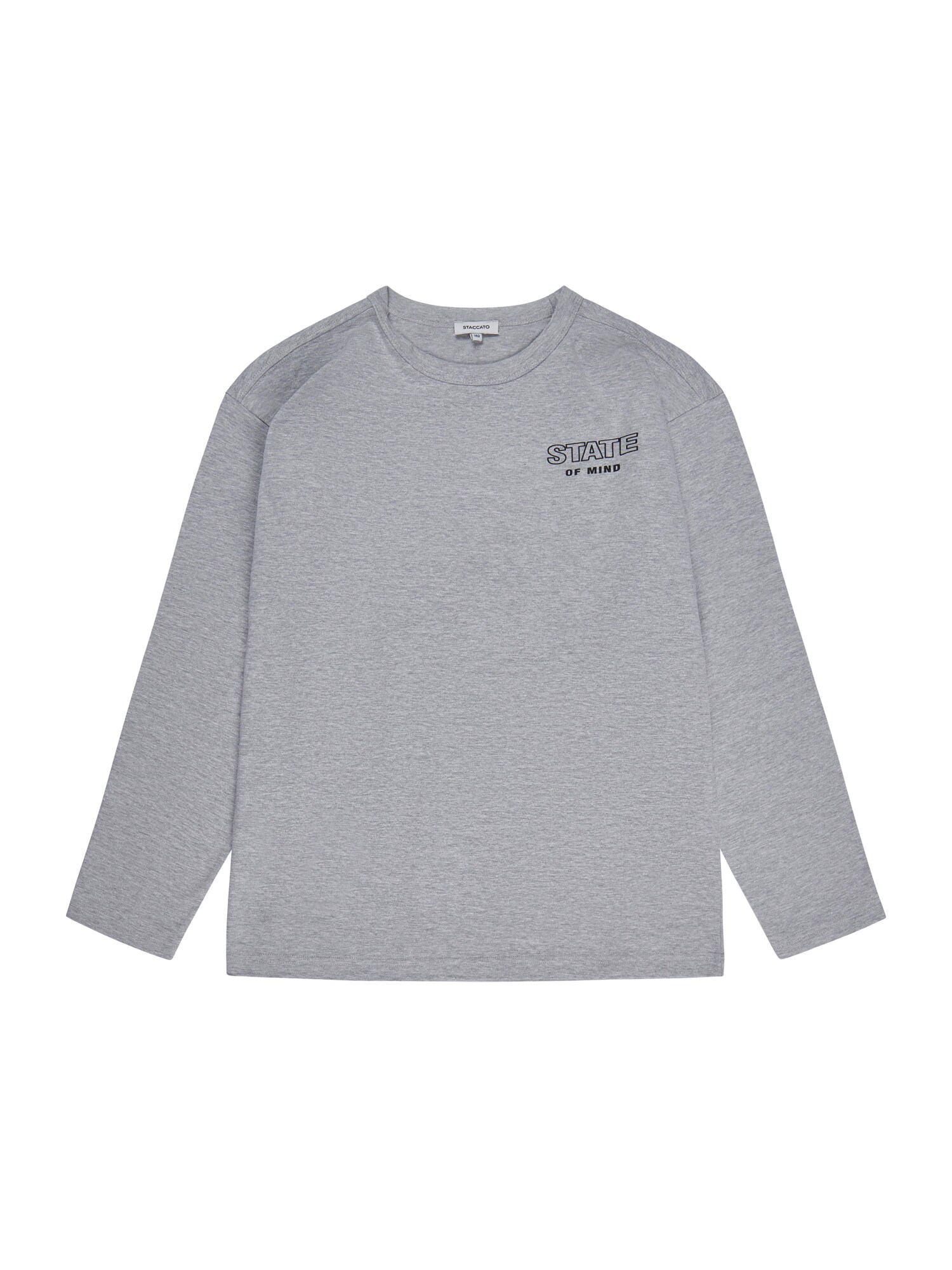 STACCATO Tricou  negru / argintiu