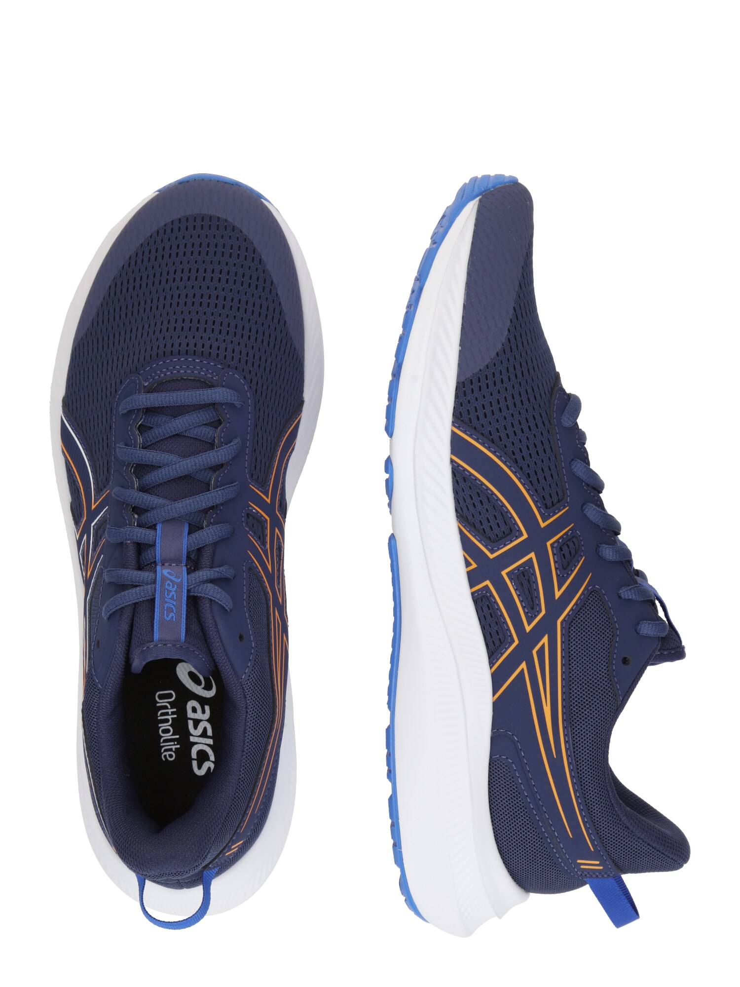 ASICS Futócipők 'Fuji Lite 5'  tengerészkék / narancs / fehér termék 2. képe