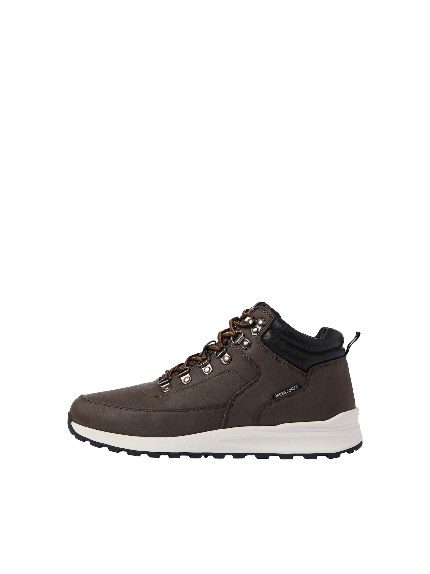 JACK & JONES Botas con cordones 'JFWEATON' marrón