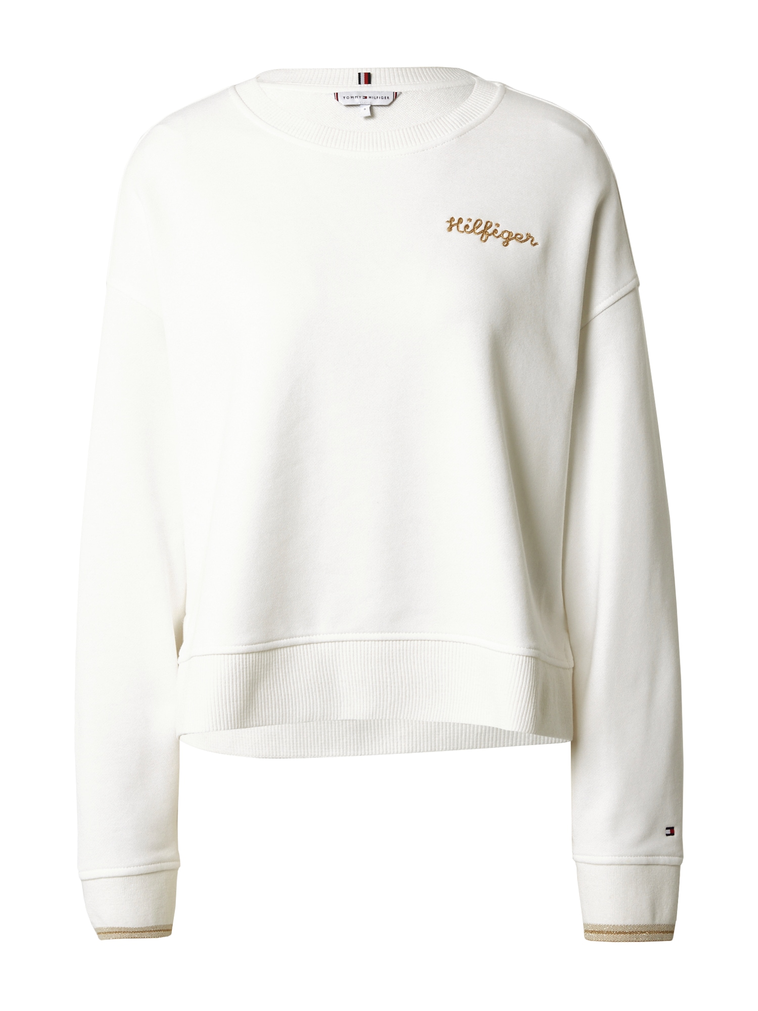 Tommy Hilfiger TOMMY HILFIGER Sweatshirt gold / weiß