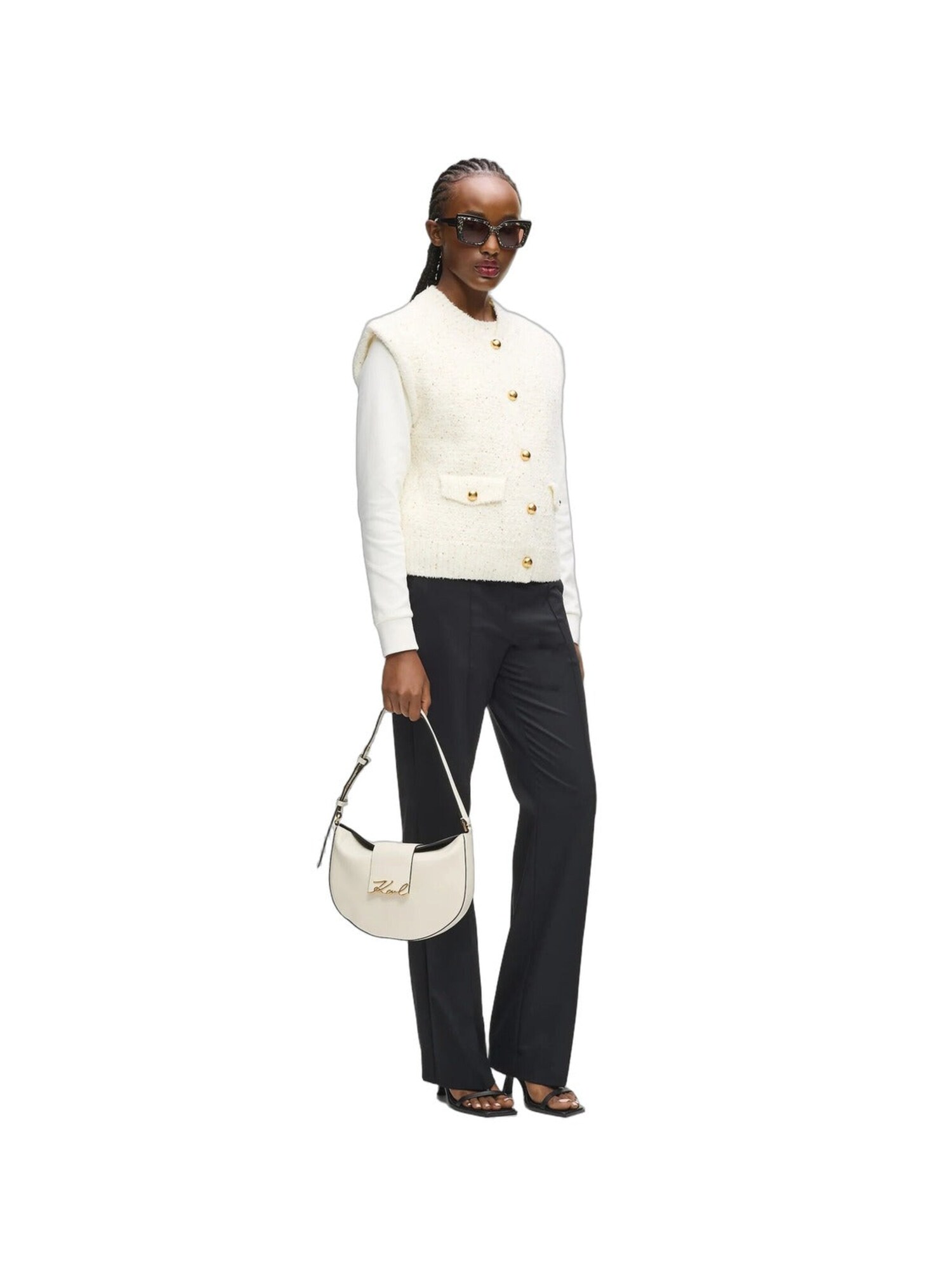 Karl Lagerfeld Bolso de mano 'K/Signature'  blanco – imagen 2