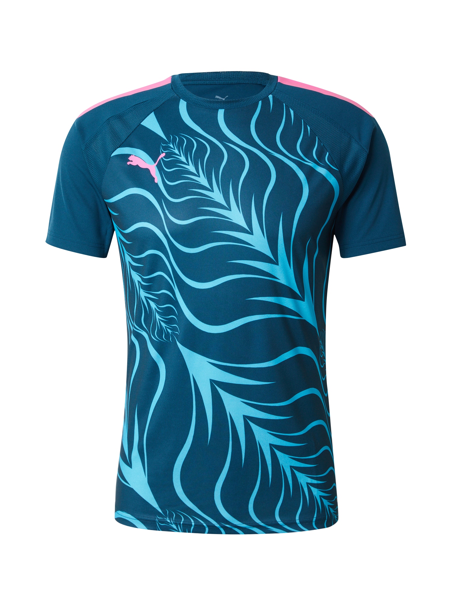PUMA Funkcionalna majica 'IndividualLIGA'  marine / voda / roza