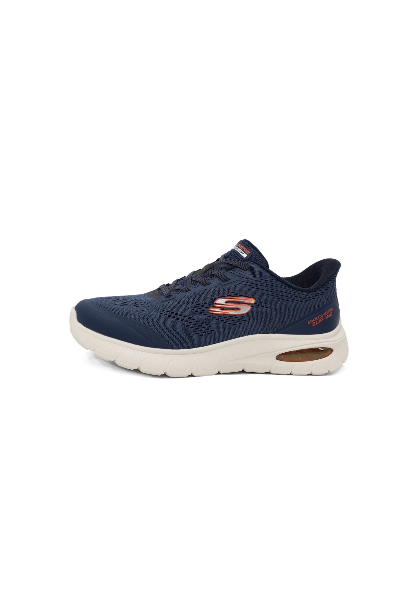 SKECHERS Sneaker low SKECH-AIR SUMMITS bleumarin / portocaliu / alb