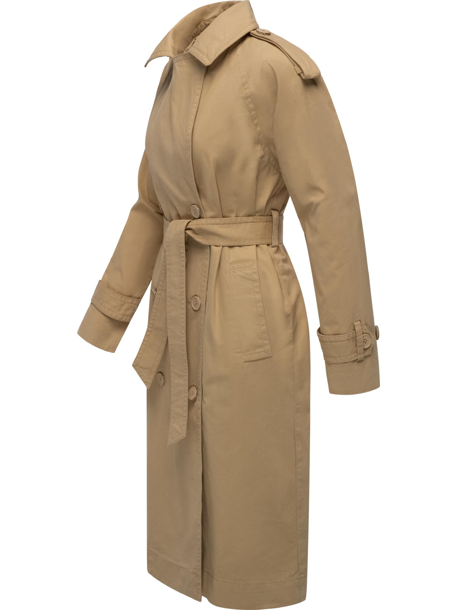 Ragwear Átmeneti kabátok 'Longtrench'  bézs termék 2. képe