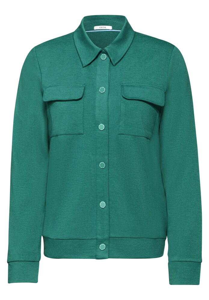 CECIL Leichte Sweatjacke Damen Größe XXXL grün