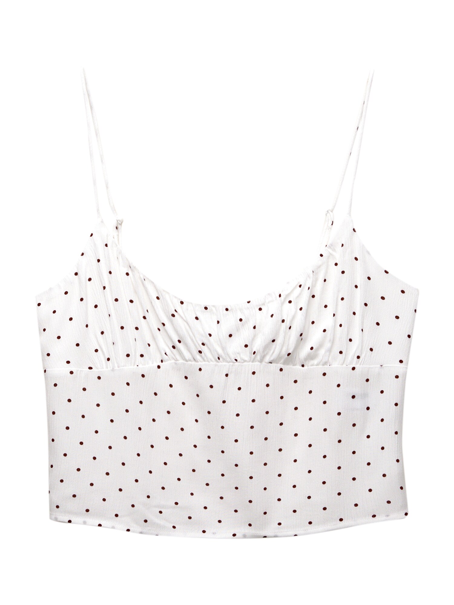 Pull&Bear Top  negru / alb