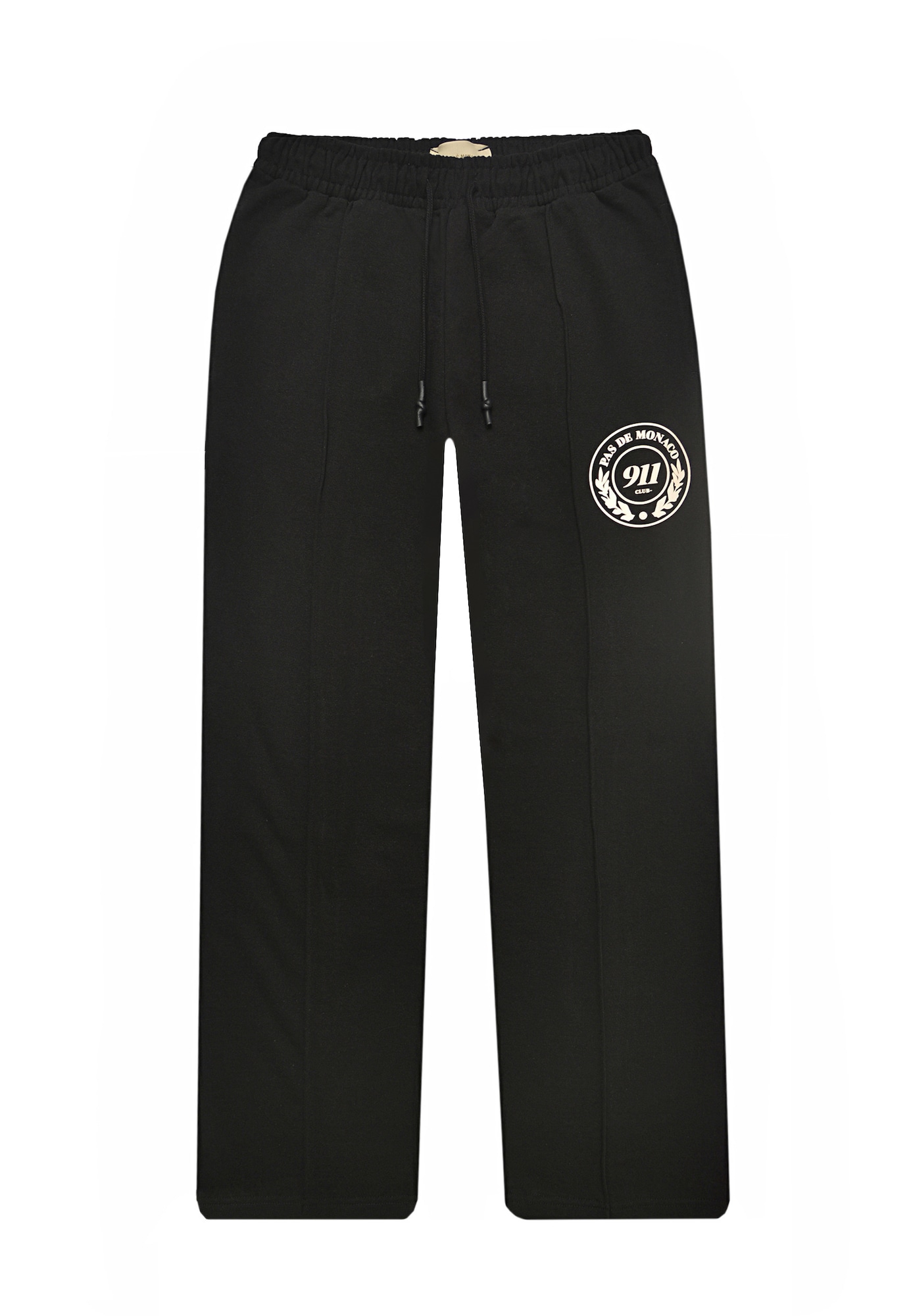 Pas De Monaco Pantaloni 'Revon'  nero / bianco lana
