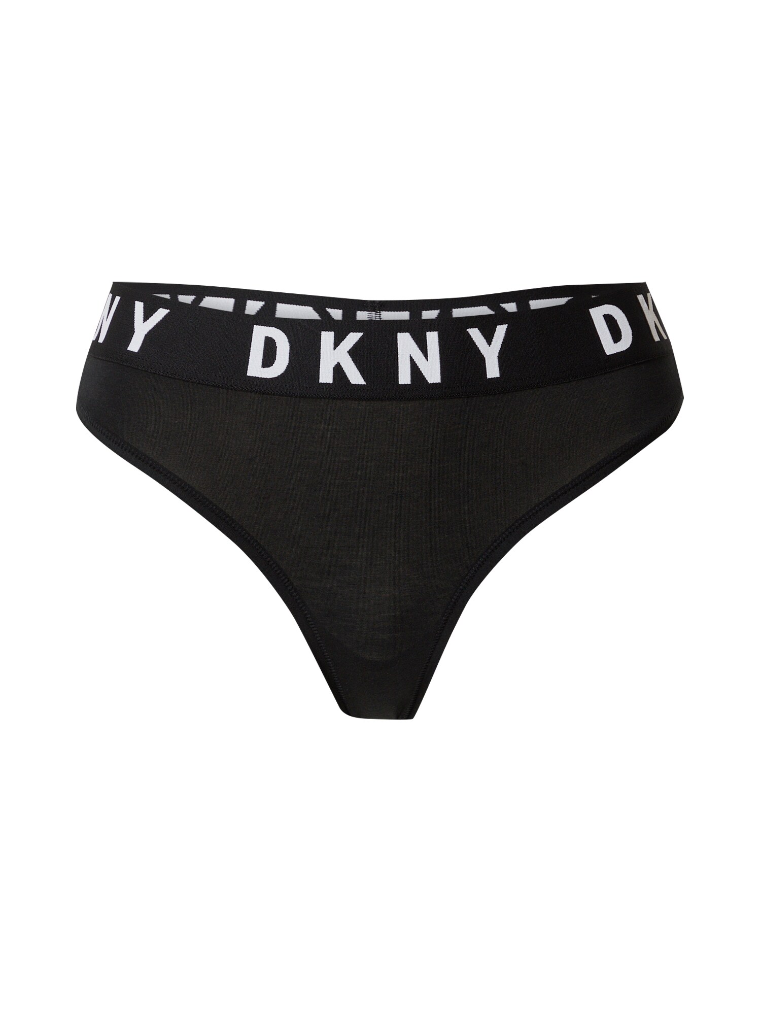 DKNY Intimates Tangá  čierna / biela