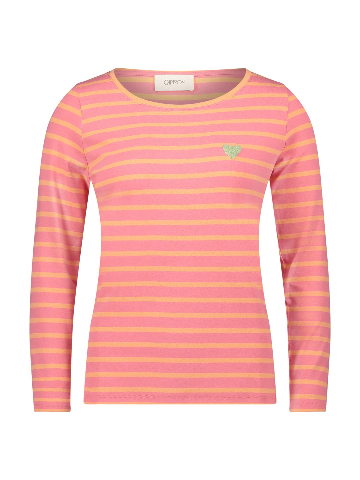 Cartoon Tricou  roz pitaya / alb