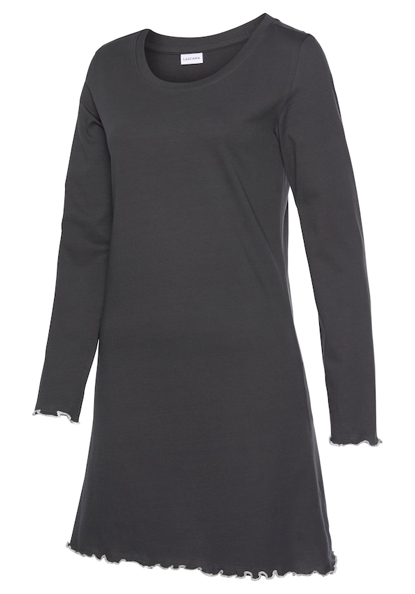 LASCANA, Noční košilka, šedá, obrázek 2 z 5