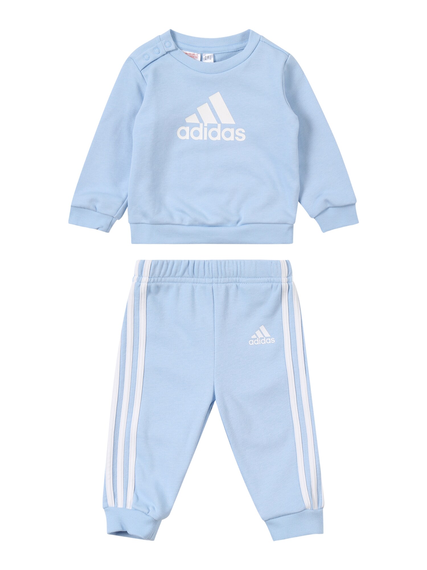 ADIDAS SPORTSWEAR Športová bunda 'I BOS'  svetlomodrá / biela