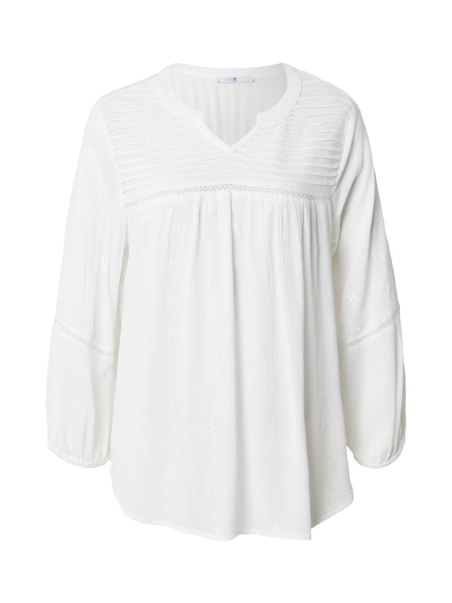 Hailys Tricou 'Sc44hiffli'  alb murdar