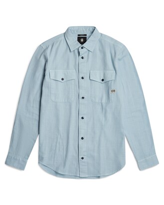 G-Star Raw Overhemd ‘Marine’ Pastelblauw