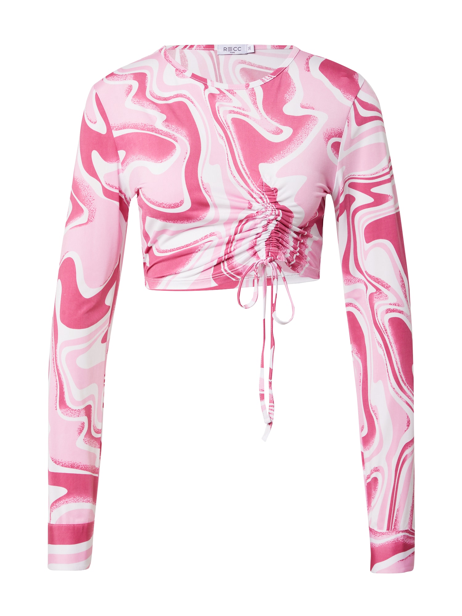 RECC Marškinėliai 'ZORA' rožinė / rožių spalva / balta