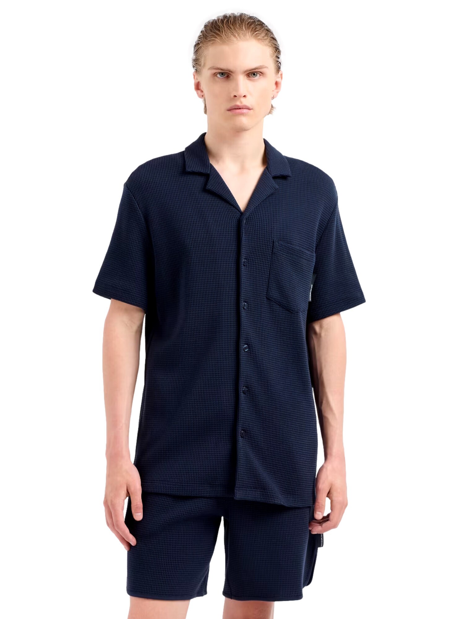 Emporio Armani Tričko námornícka modrá (obrázok 3)