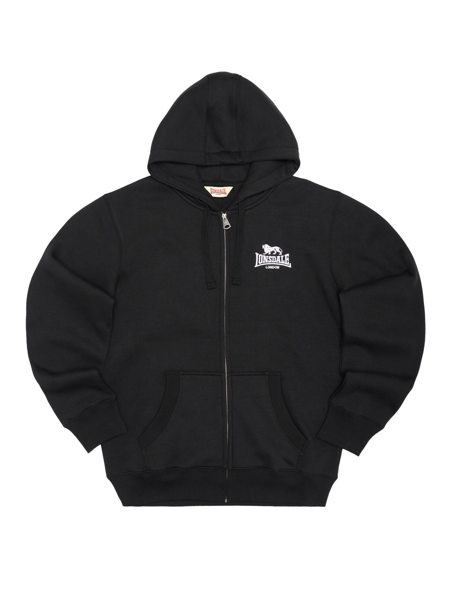 LONSDALE Hanorac Rotherhithe negru / alb