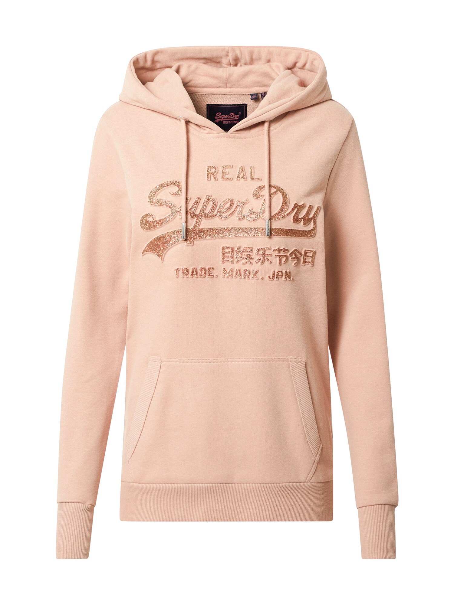Superdry Megztinis be užsegimo  rožių spalva