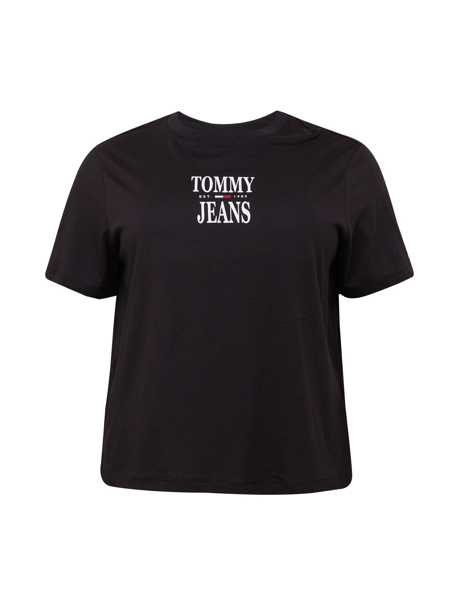 Tommy Jeans Curve Marškinėliai juoda / balta / raudona / tamsiai mėlyna