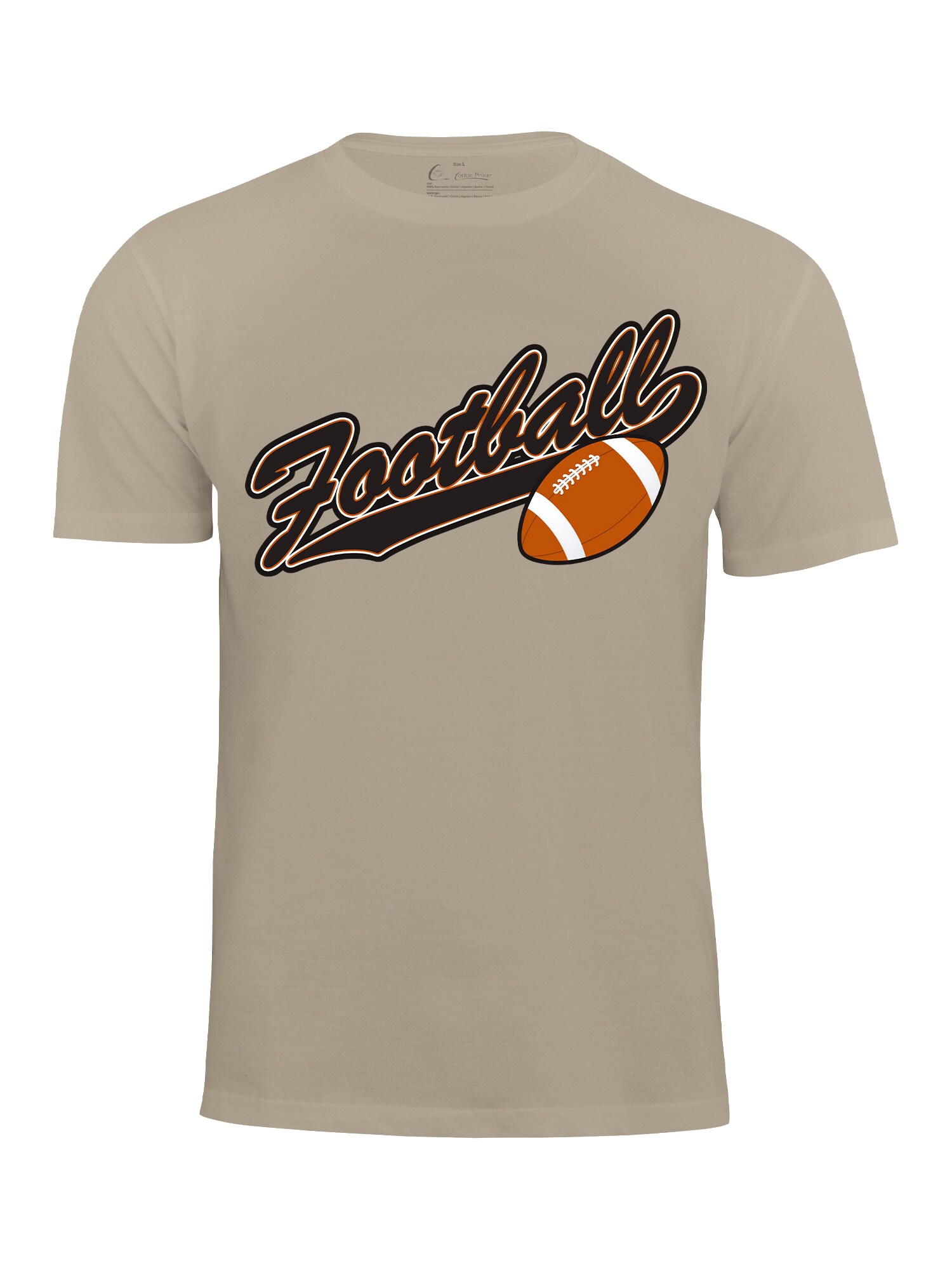 Cotton Prime Camiseta 'American Football'  arena / naranja / negro / blanco