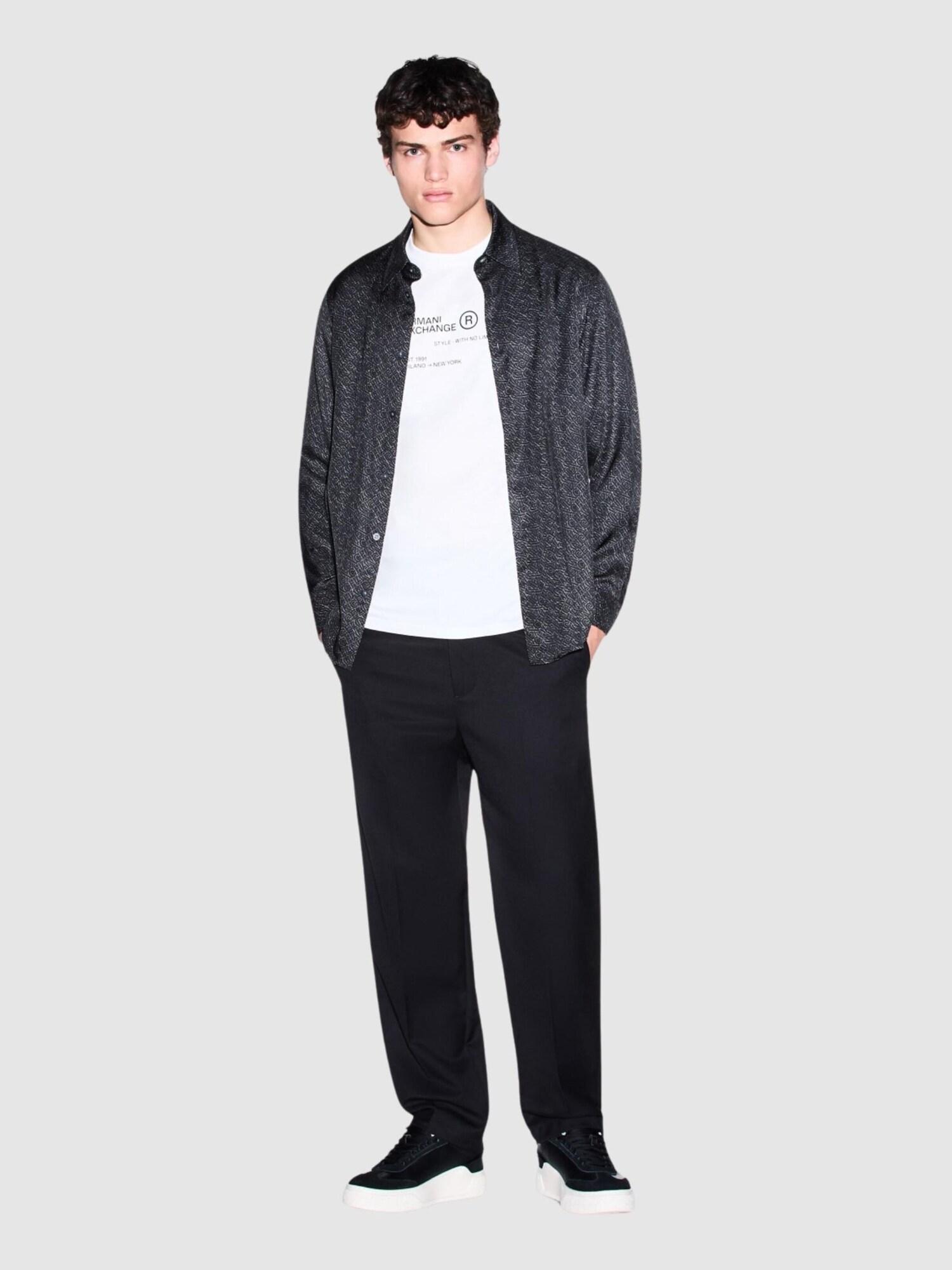 ARMANI EXCHANGE Camisa 'XM002280' negro – imagen 2