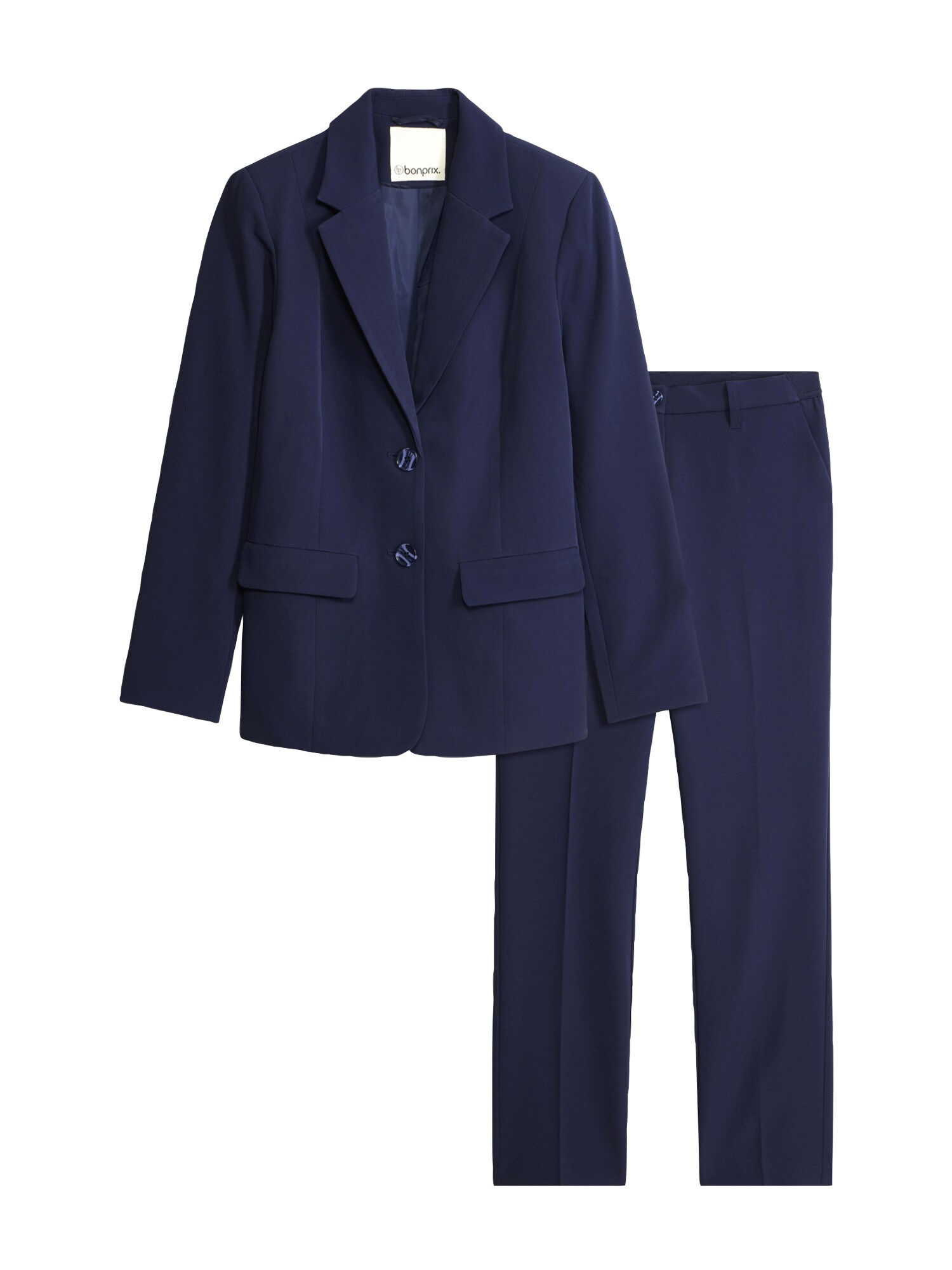 bonprix Costum cu pantaloni albastru închis