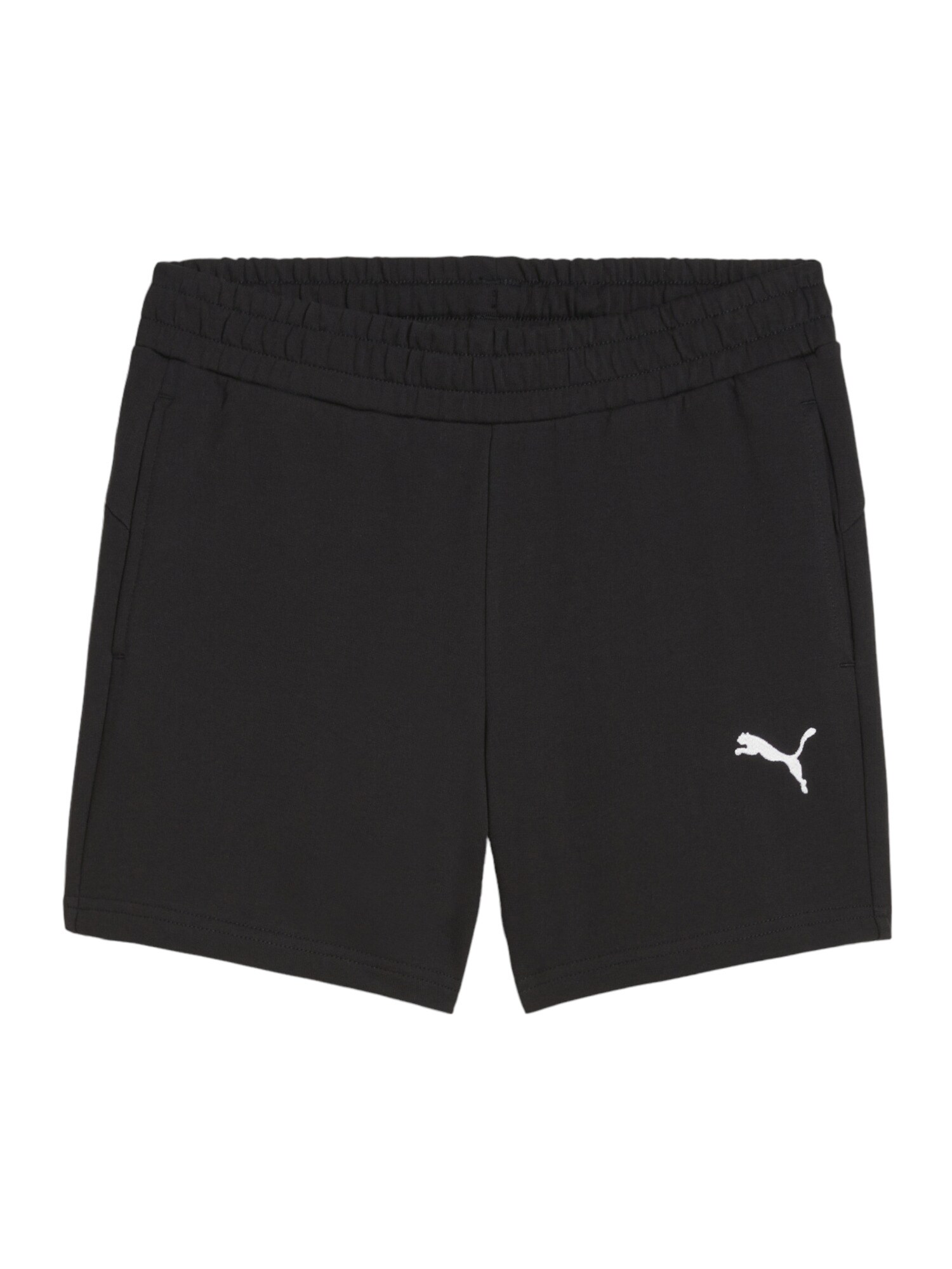 PUMA Pantaloni sport TeamGoal  negru / alb