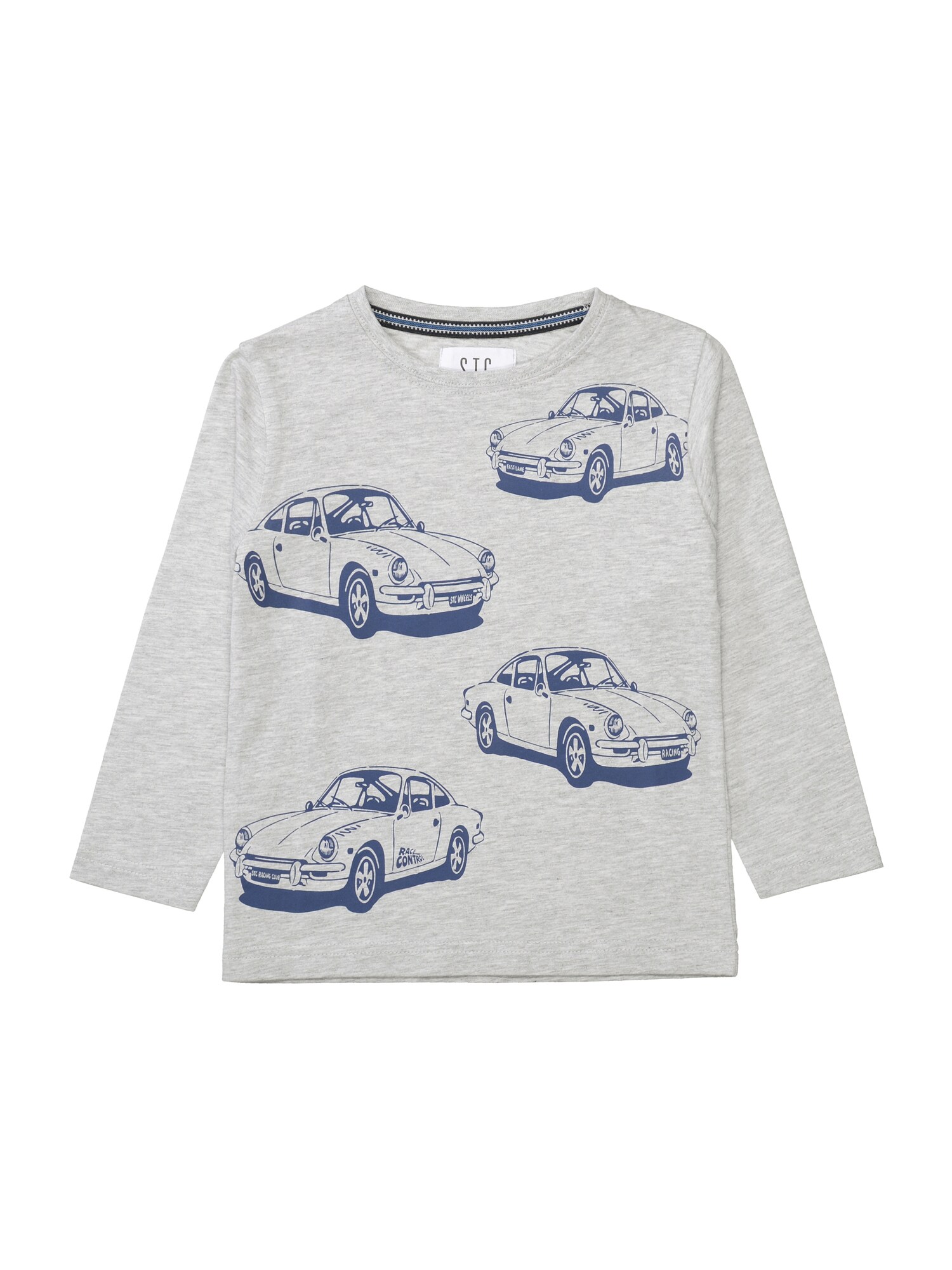 STACCATO Tricou  bleumarin / gri amestecat