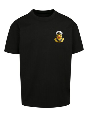 F4NT4STIC Shirt ‘Rubber Duck Captain’ Lichtbruin / Geel / Oranje / Zwart / Wit