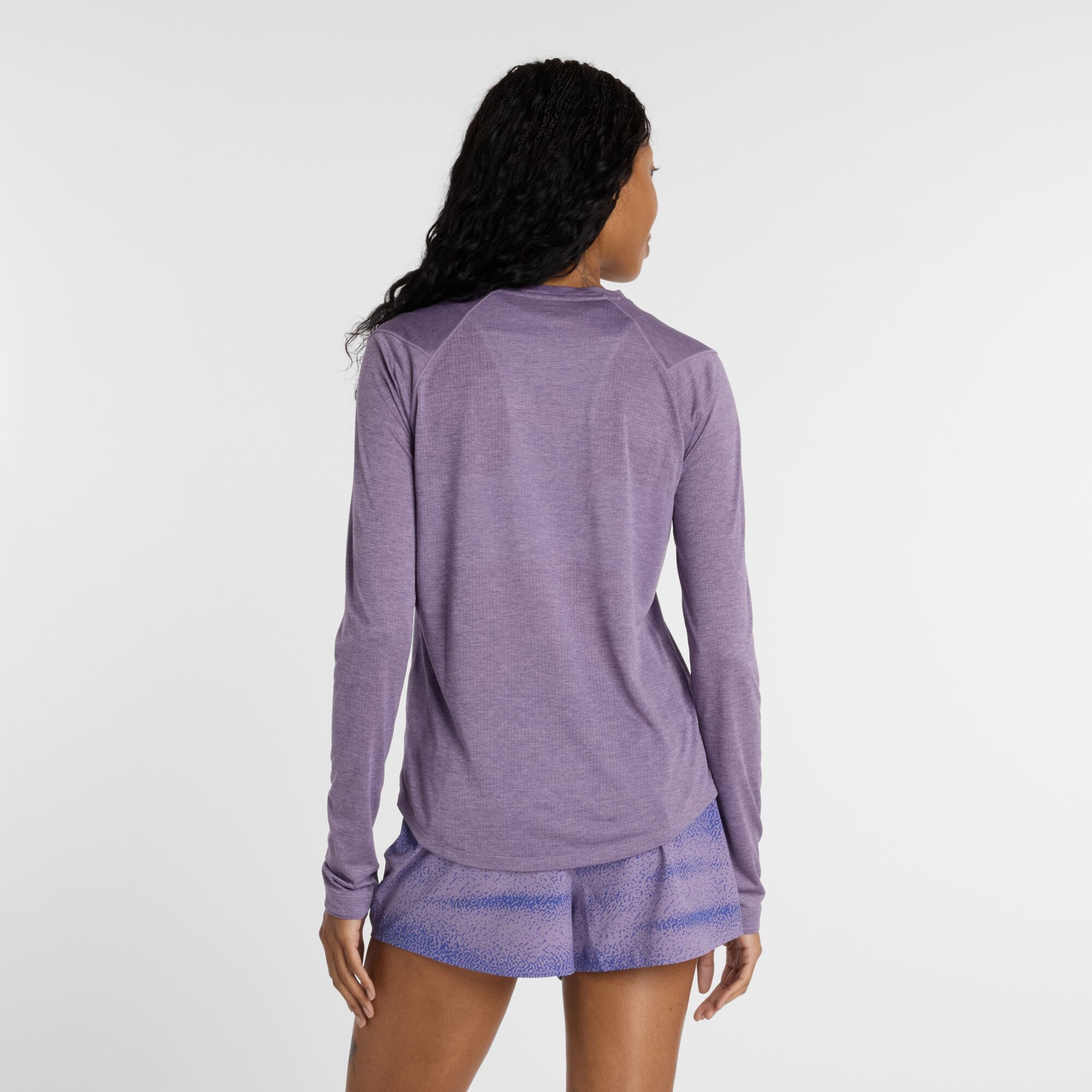New balance Camiseta funcional 'Athletics' lila – imagen 7
