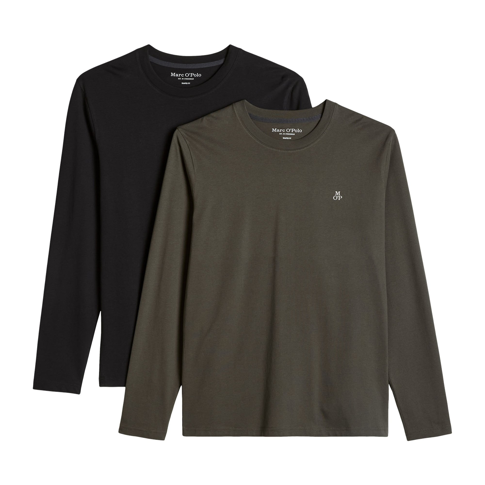 Marc O'Polo Camiseta  verde / negro / blanco