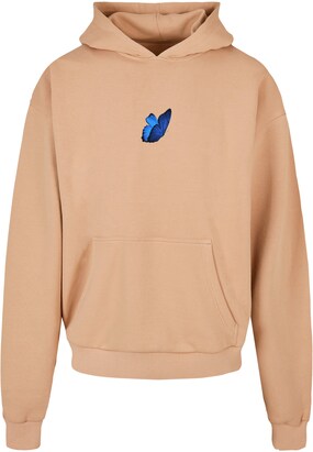 MT Upscale Sweatshirt ‘Le Papillon’ Donkerbeige / Blauw / Donkerblauw / Zwart