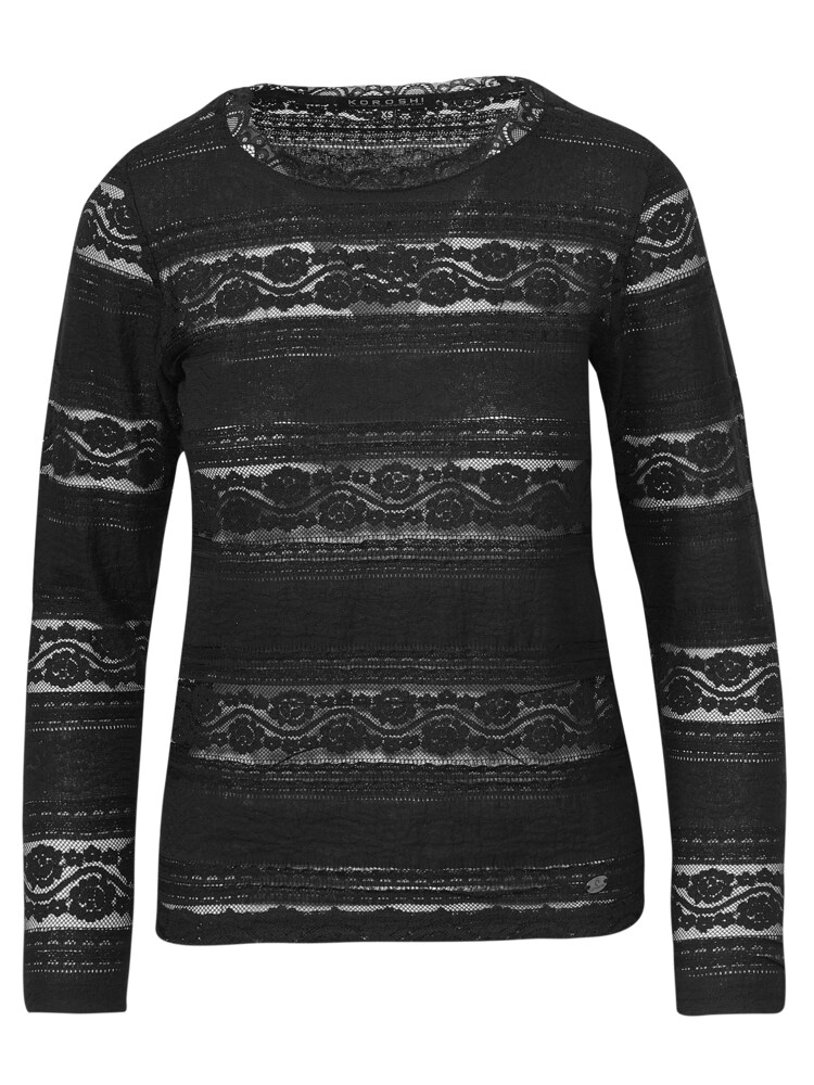 KOROSHI Póló Női fekete , Méret L