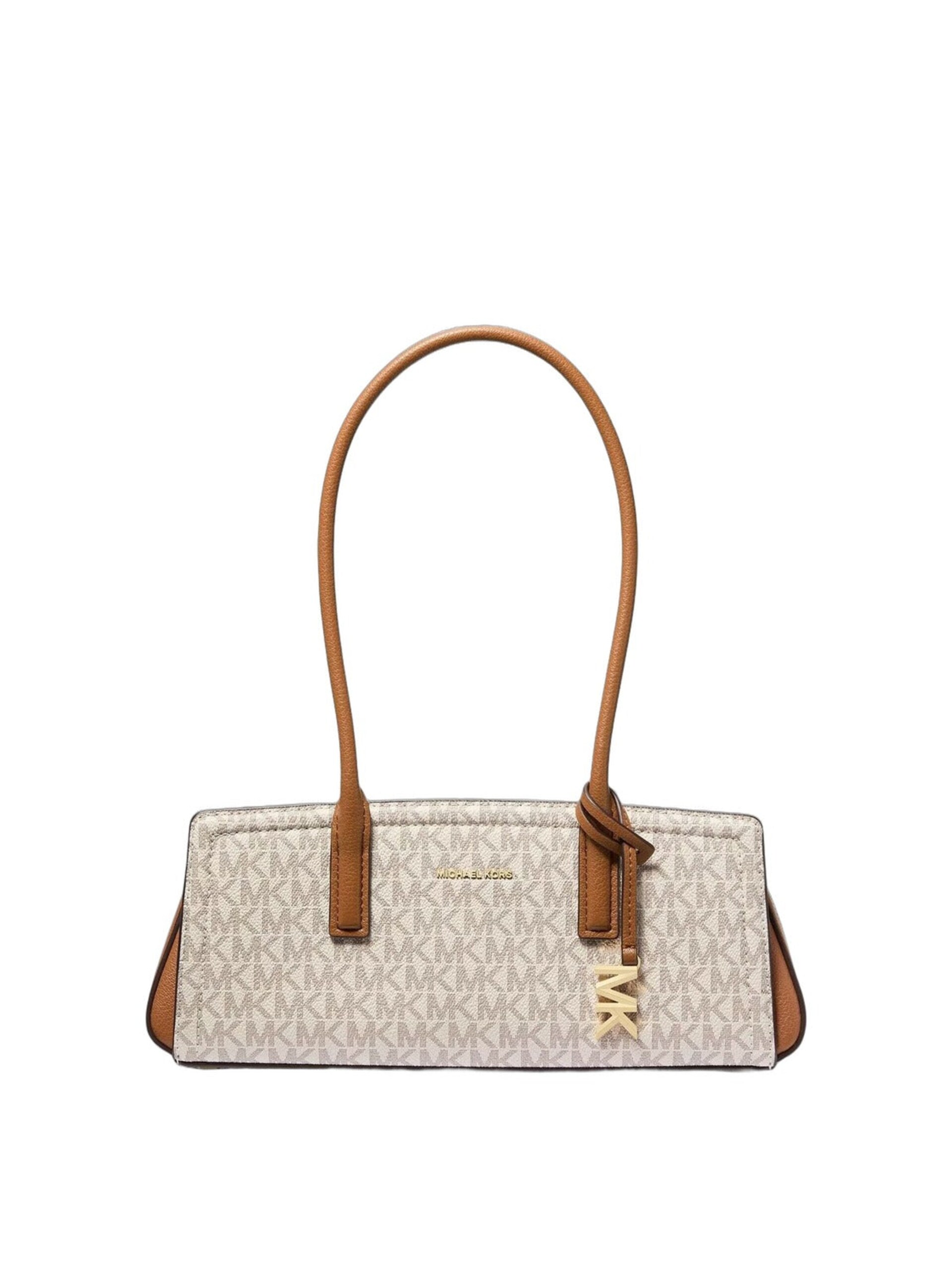 MICHAEL Michael Kors Handväska 'Michael Kors Sac bandoulière Laila Signature Small East West Vanille' dam