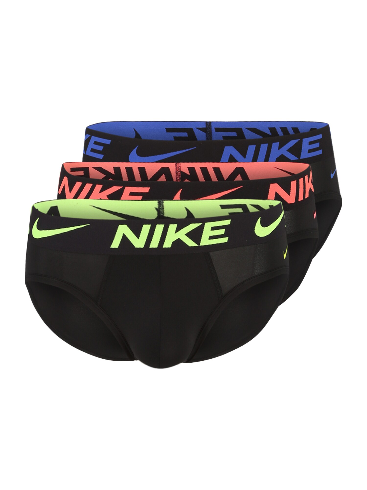 NIKE Športové nohavičky  neónovo žltá / modrofialová / lososová / čierna