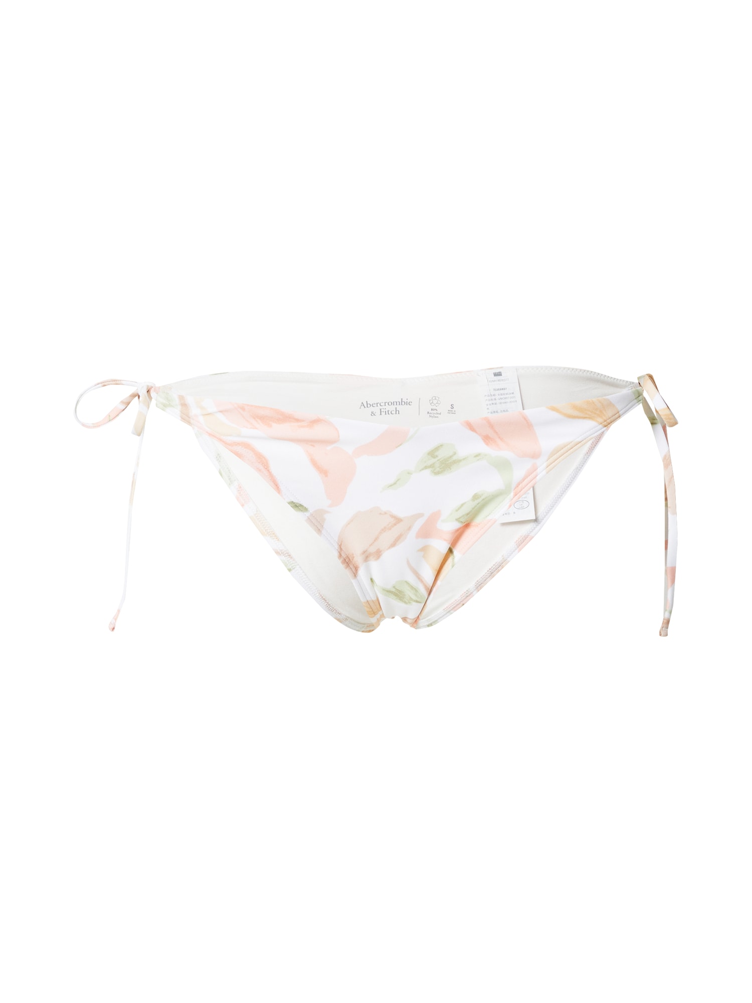 Abercrombie & Fitch Bikinio kelnaitės balta / rožių spalva / šviesiai žalia / smėlio spalva