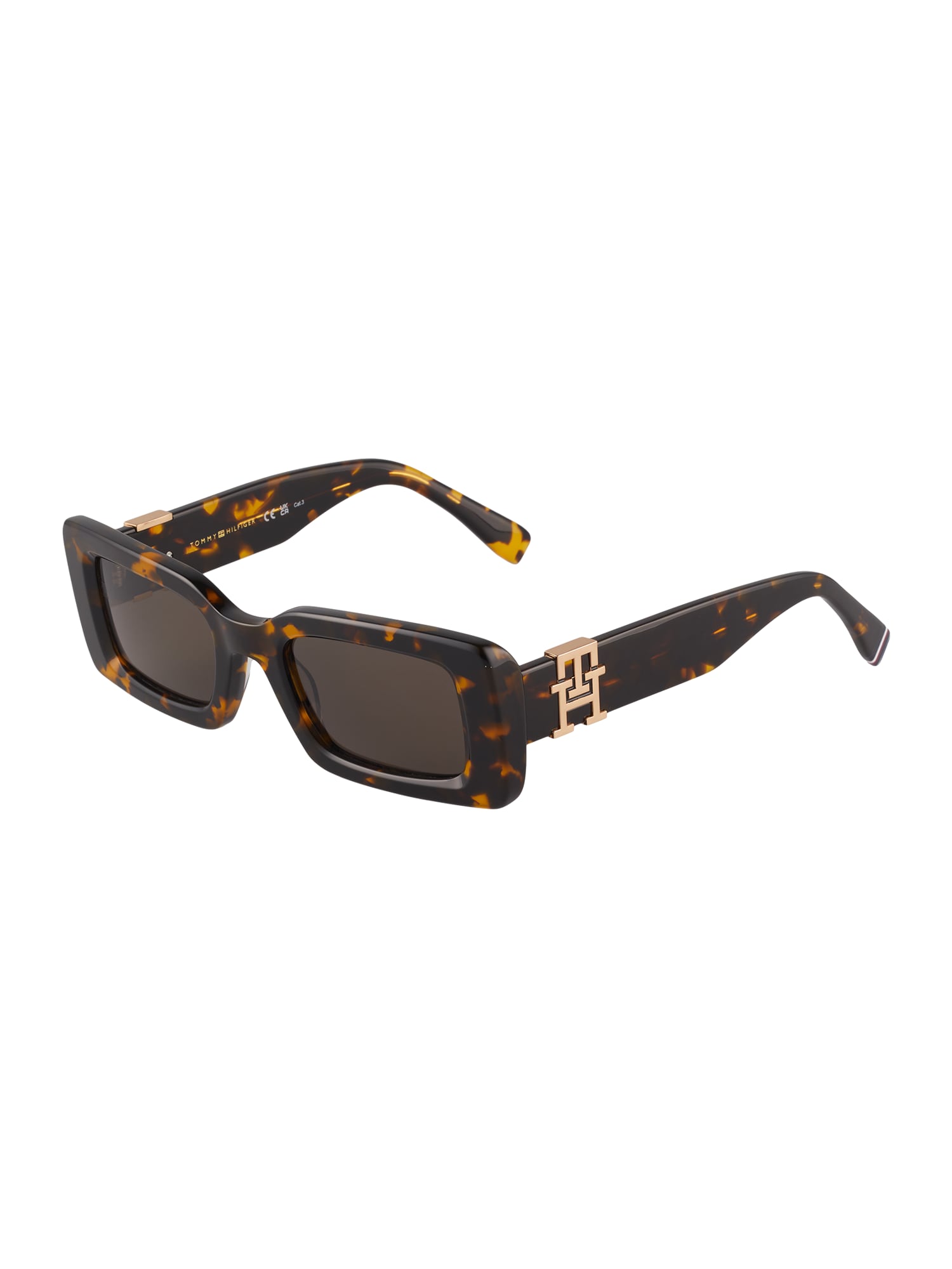 TOMMY HILFIGER Ochelari de soare  galben miere / gri închis
