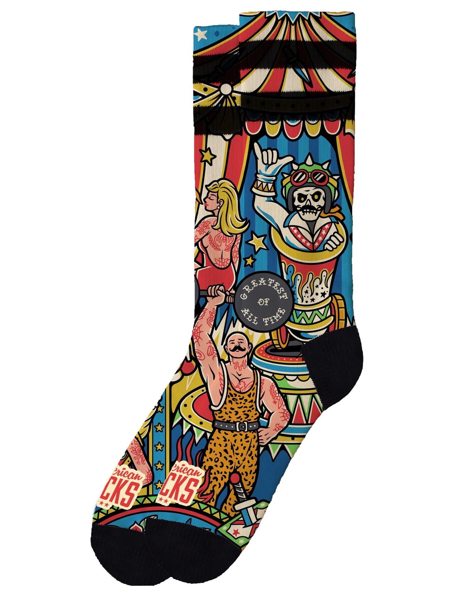 American Socks Calcetines 'Circus - Mid High'  mezcla de colores