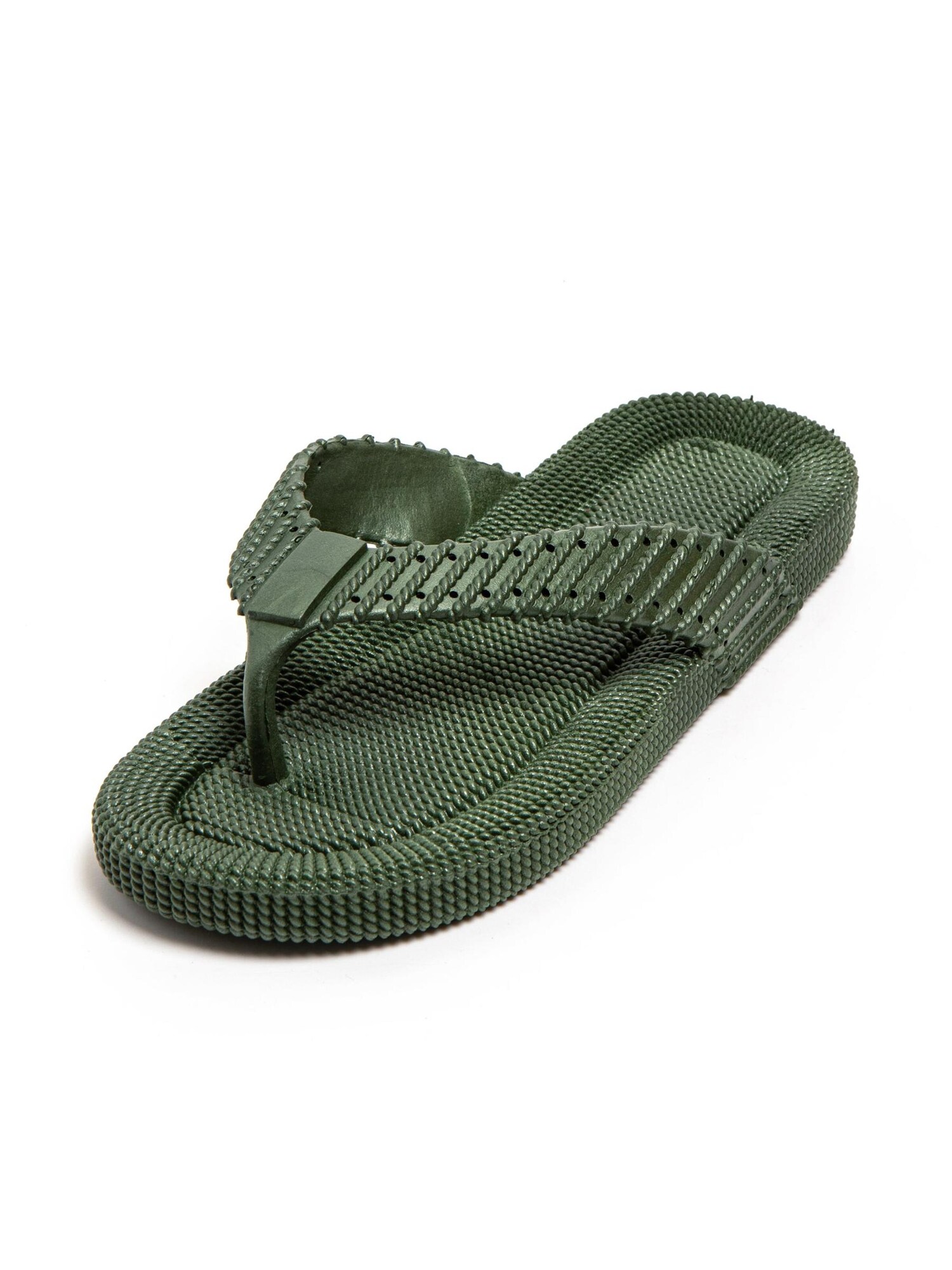 Brasileras Zapatos para playa y agua 'Sandito'  verde oscuro