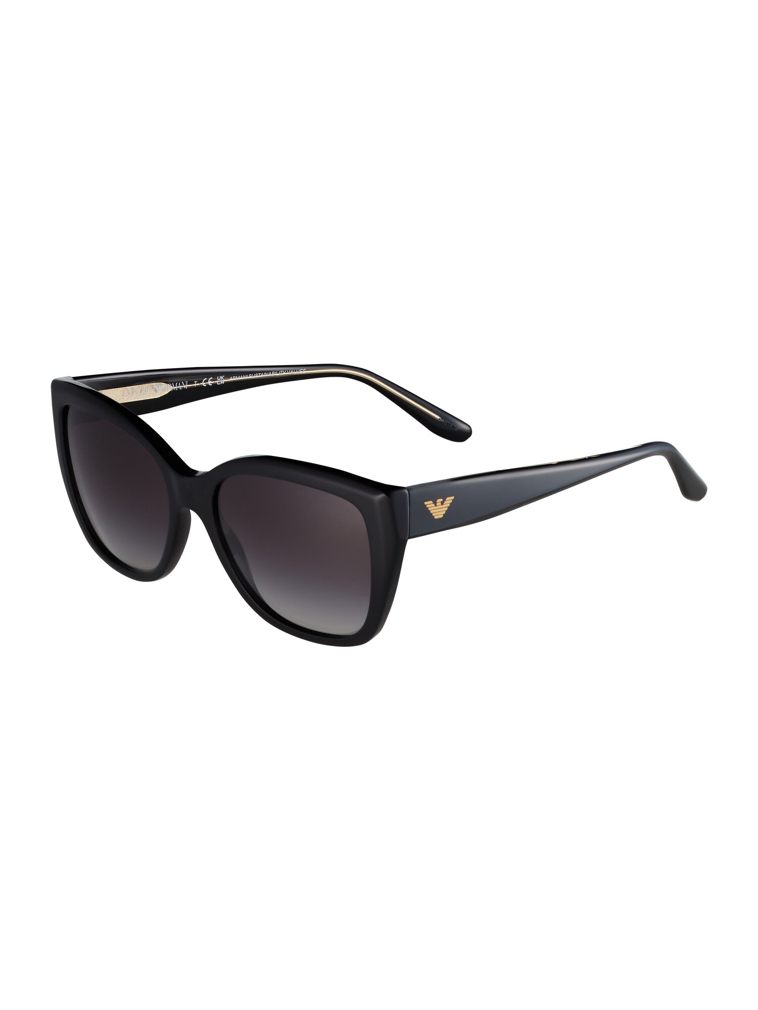 Emporio Armani Slnečné okuliare '0EA4198 55 50178G'  zlatá / čierna