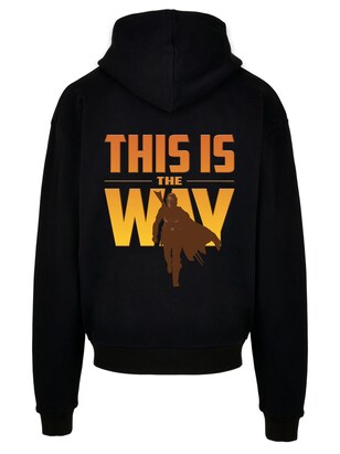 F4NT4STIC Sweatshirt ‘Star Wars The Mandalorian This Is The Way’ Bruin / Geel / Oranje / Zwart