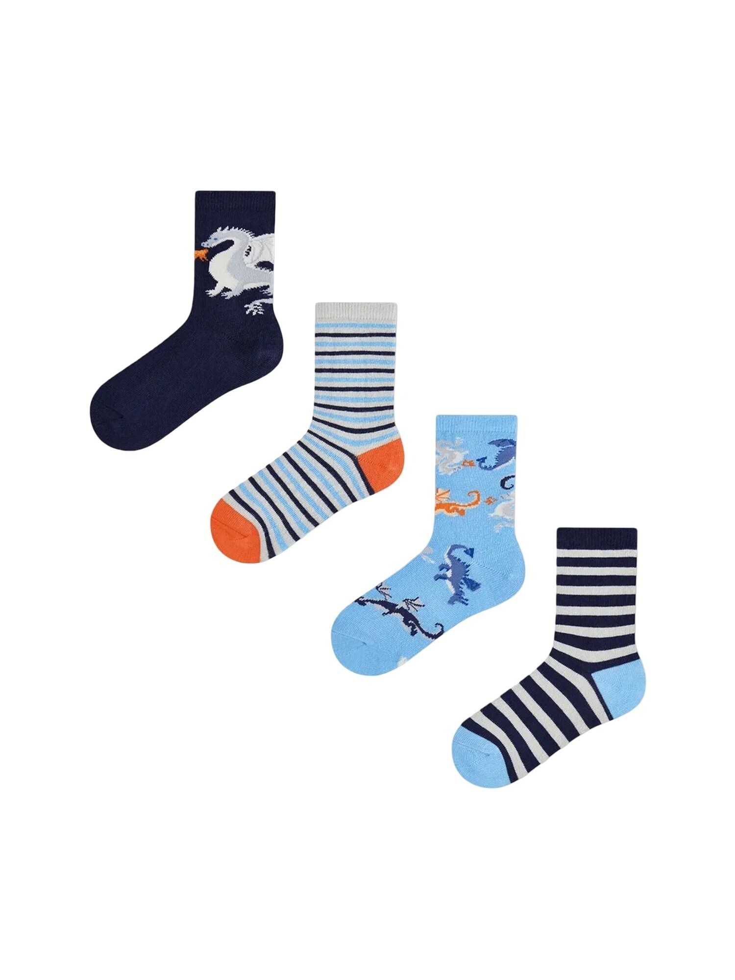 Penti Čarape 'PENTI Mystic Dragons Socken mit Animal-Print 4er-Pack' miks boja