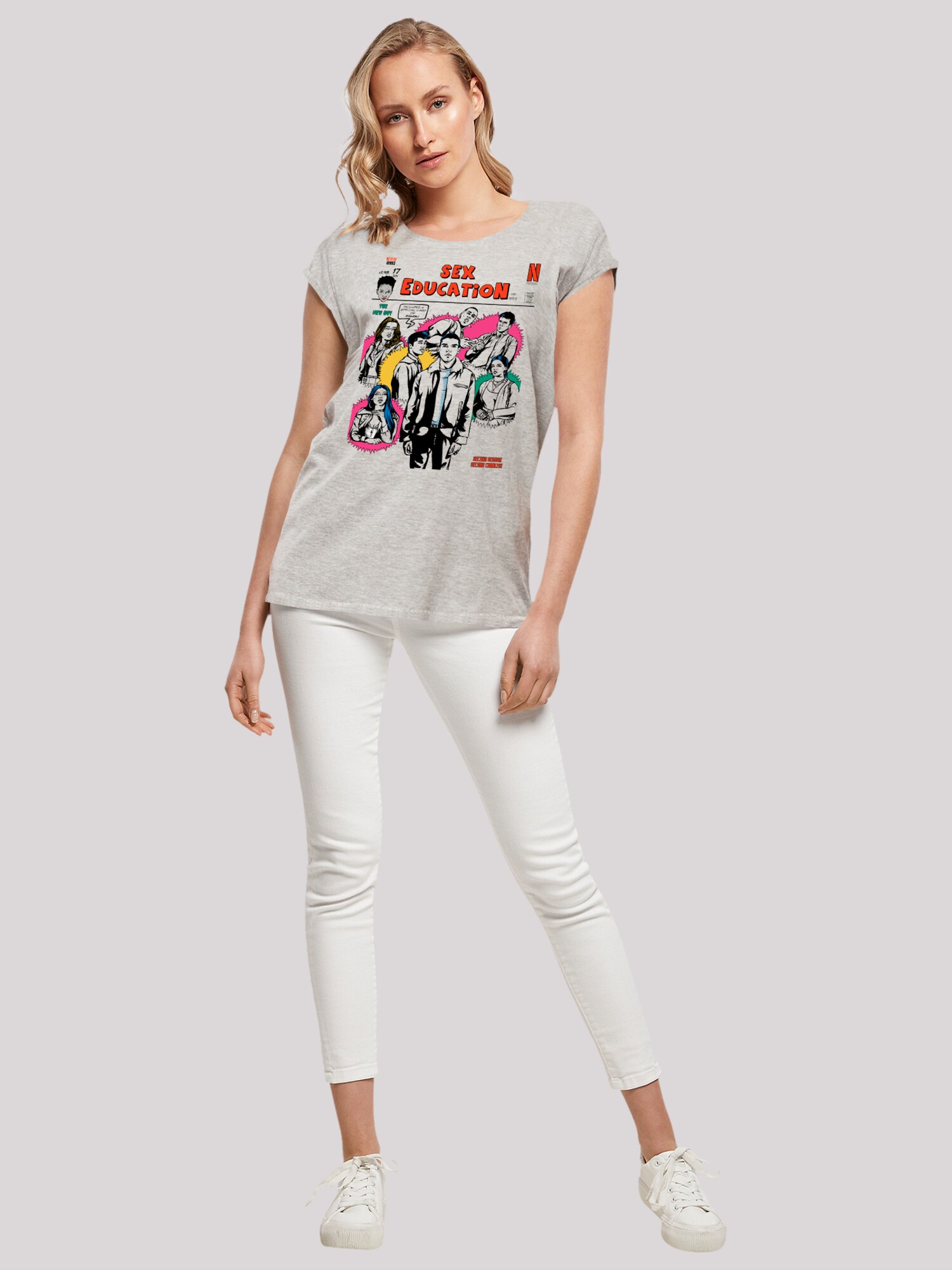 Thumbnail - F4NT4STIC T-Shirt Sex Education Magazine Cover Netflix TV Series