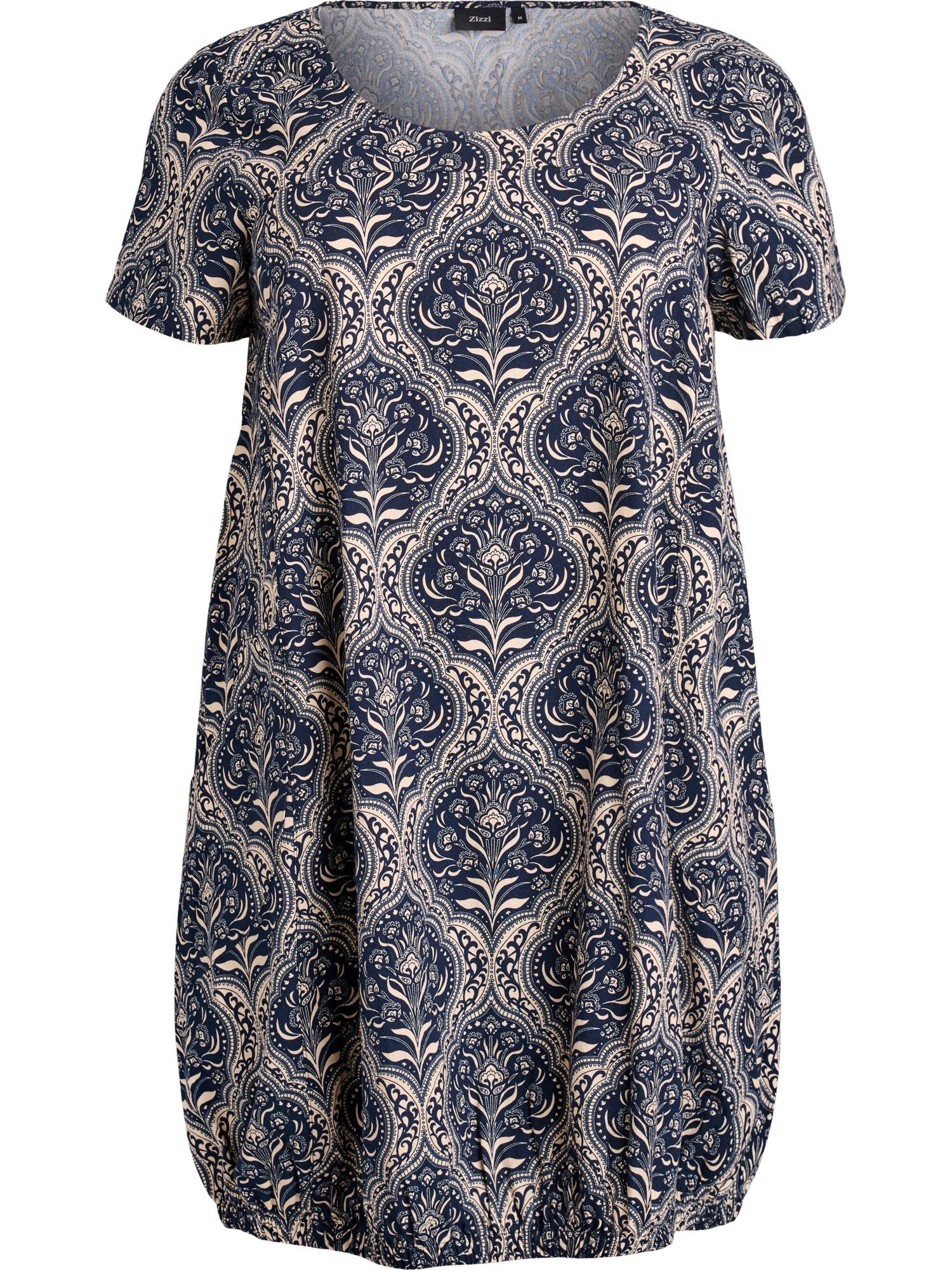 Zizzi Rochie de vară Jeasy  bej / albastru marin